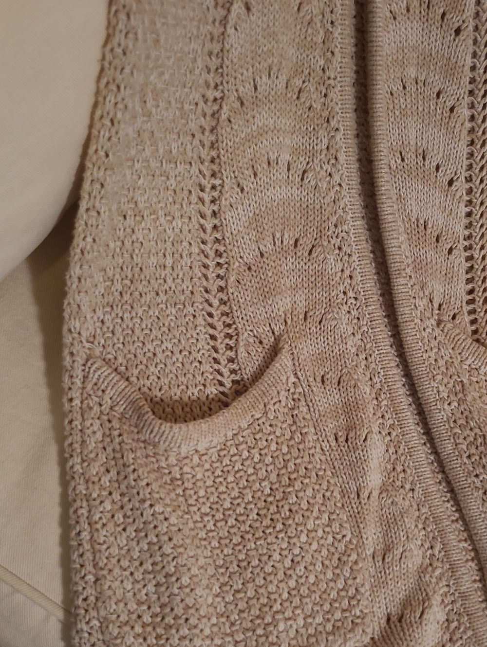 Long Crochet Duster Cardigan - Picture 4 of 8